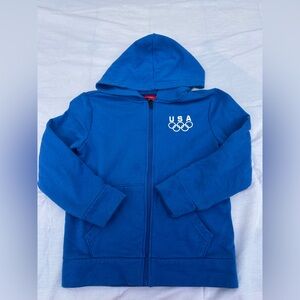 Team Apparel Blue USA Olympics Kids Hoodie